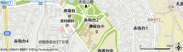 堺市立赤坂台小学校周辺の地図