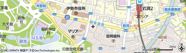 百五銀行伊勢支店周辺の地図