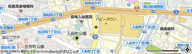 広島県福山市入船町周辺の地図