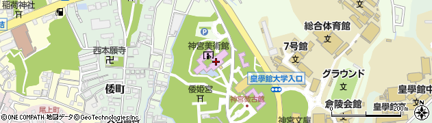 式年遷宮記念神宮美術館周辺の地図