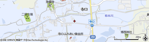 奈良県葛城市寺口408周辺の地図
