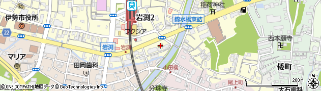 ローソン伊勢岩渕店周辺の地図