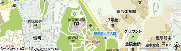 神宮徴古館・農業館周辺の地図