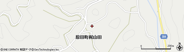 広島県尾道市原田町梶山田3921周辺の地図
