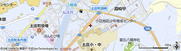 ソフトバンク小豆島周辺の地図