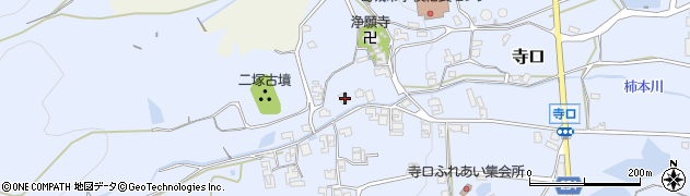 奈良県葛城市寺口152周辺の地図