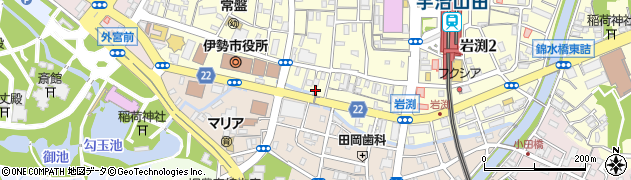 株式会社伊勢新聞社　伊勢志摩総局周辺の地図