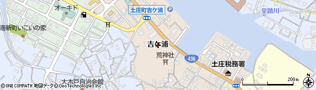 香川県土庄町（小豆郡）吉ケ浦周辺の地図