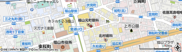 広島県福山市元町8周辺の地図