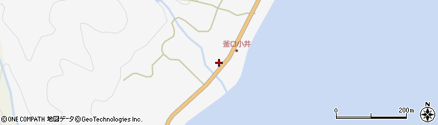 兵庫県淡路市釜口217周辺の地図
