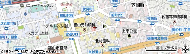 広島県福山市元町13周辺の地図