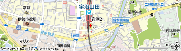 近鉄ビルサービス株式会社　宇治山田ショッピングセンター　事務所周辺の地図