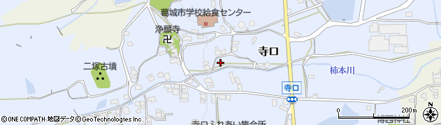 奈良県葛城市寺口129周辺の地図