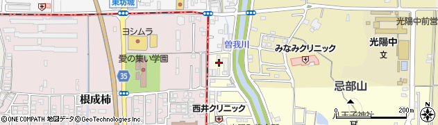 奈良県橿原市光陽町105周辺の地図