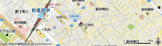 和泉市中央商店街協同組合周辺の地図