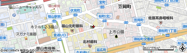 広島県福山市元町14周辺の地図