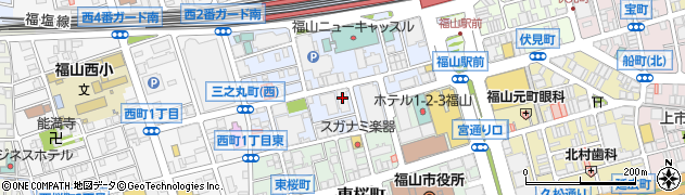 田中学習会福山駅前校周辺の地図
