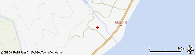 兵庫県淡路市釜口125周辺の地図