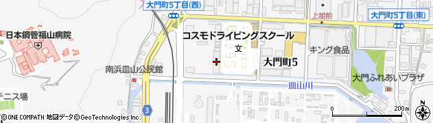 日通商事株式会社福山営業所　車機販売周辺の地図