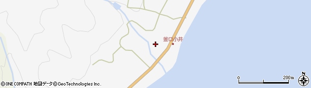 兵庫県淡路市釜口215周辺の地図