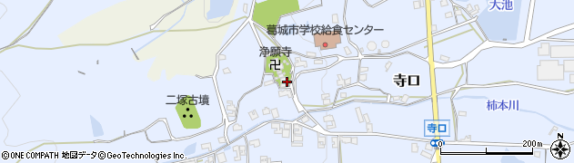 奈良県葛城市寺口1174周辺の地図