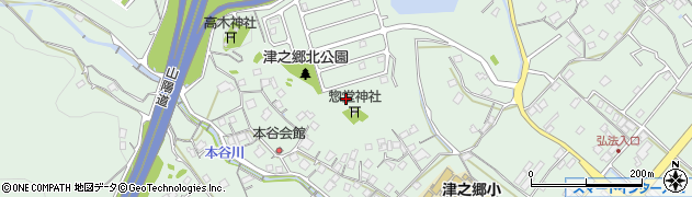 広島県福山市津之郷町（津之郷）周辺の地図