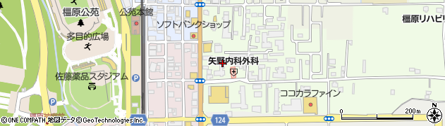 奈良県橿原市栄和町24周辺の地図