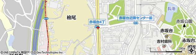 赤坂台４丁周辺の地図