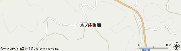 広島県尾道市木ノ庄町畑周辺の地図
