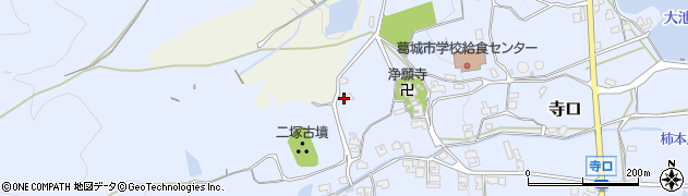 奈良県葛城市寺口1188周辺の地図