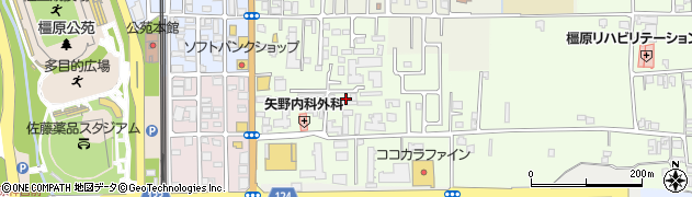 奈良県橿原市栄和町59-10周辺の地図