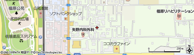 奈良県橿原市栄和町59-8周辺の地図