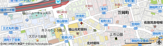 株式会社河合楽器製作所福山店周辺の地図