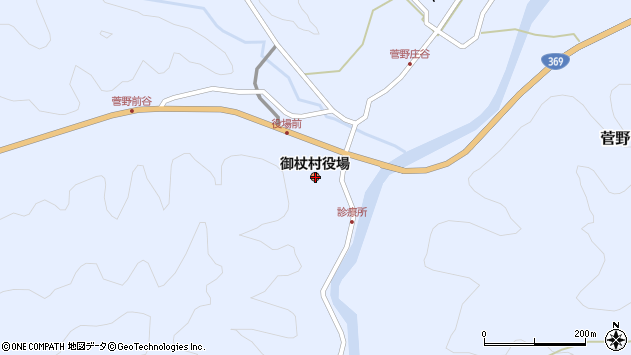 〒633-1300 奈良県宇陀郡御杖村（以下に掲載がない場合）の地図