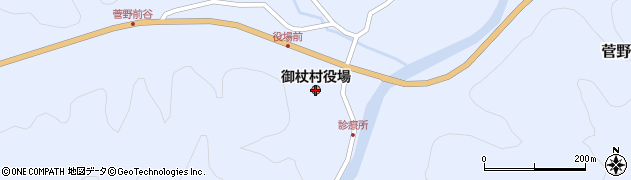 奈良県御杖村（宇陀郡）周辺の地図