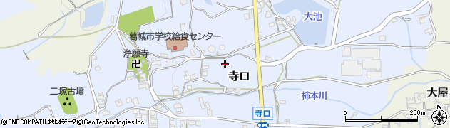 奈良県葛城市寺口115周辺の地図
