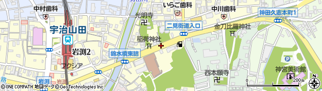 前田古市口周辺の地図