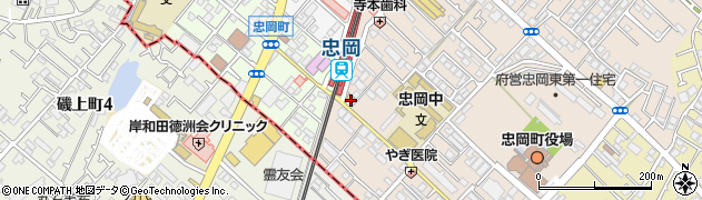 株式会社カットハウス古賀　忠岡駅前店周辺の地図