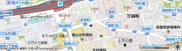 三井住友信託銀行福山支店 ＡＴＭ周辺の地図