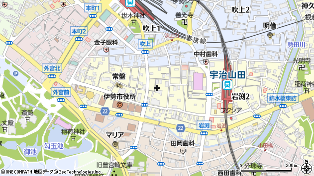 〒516-0037 三重県伊勢市岩渕の地図