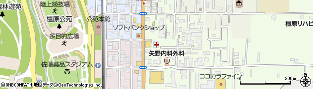 奈良県橿原市栄和町32-1周辺の地図