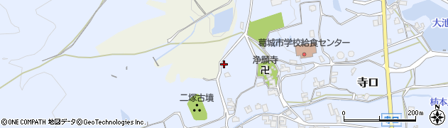 奈良県葛城市寺口1187周辺の地図