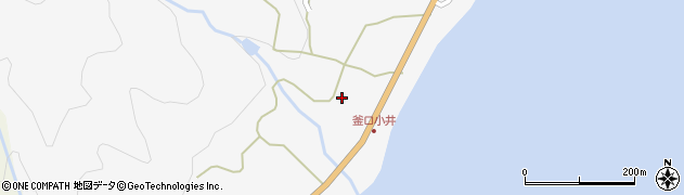 兵庫県淡路市釜口210周辺の地図