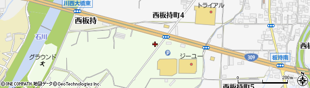 セブンイレブン富田林彼方店周辺の地図