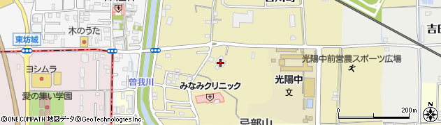 ＡＭＵ奈良周辺の地図