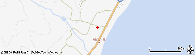 兵庫県淡路市釜口238周辺の地図
