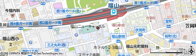 広島県福山市三之丸町周辺の地図