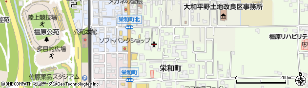 奈良県橿原市栄和町46-3周辺の地図