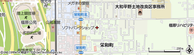 奈良県橿原市栄和町46周辺の地図