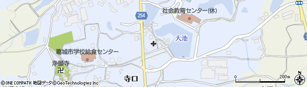 奈良県葛城市寺口1114周辺の地図